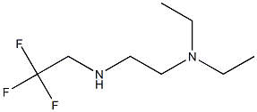 [2-(diethylamino)ethyl](2,2,2-trifluoroethyl)amine 化学構造式