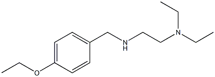 [2-(diethylamino)ethyl][(4-ethoxyphenyl)methyl]amine Structure