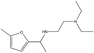 [2-(diethylamino)ethyl][1-(5-methylfuran-2-yl)ethyl]amine,,结构式