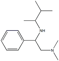 [2-(dimethylamino)-1-phenylethyl](3-methylbutan-2-yl)amine,,结构式