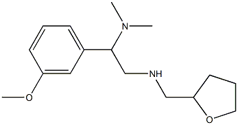 [2-(dimethylamino)-2-(3-methoxyphenyl)ethyl](oxolan-2-ylmethyl)amine Structure