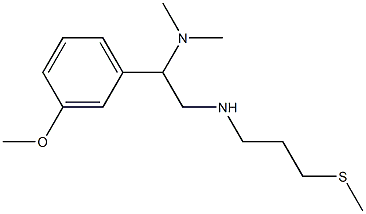 [2-(dimethylamino)-2-(3-methoxyphenyl)ethyl][3-(methylsulfanyl)propyl]amine