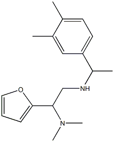 [2-(dimethylamino)-2-(furan-2-yl)ethyl][1-(3,4-dimethylphenyl)ethyl]amine