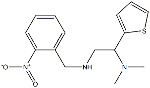 [2-(dimethylamino)-2-(thiophen-2-yl)ethyl][(2-nitrophenyl)methyl]amine