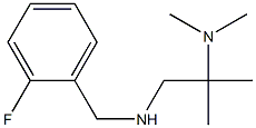 [2-(dimethylamino)-2-methylpropyl][(2-fluorophenyl)methyl]amine Struktur