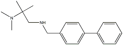 [2-(dimethylamino)-2-methylpropyl][(4-phenylphenyl)methyl]amine,,结构式