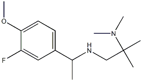 [2-(dimethylamino)-2-methylpropyl][1-(3-fluoro-4-methoxyphenyl)ethyl]amine