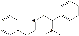 [2-(dimethylamino)-2-phenylethyl](2-phenylethyl)amine Struktur