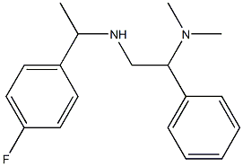 [2-(dimethylamino)-2-phenylethyl][1-(4-fluorophenyl)ethyl]amine Structure