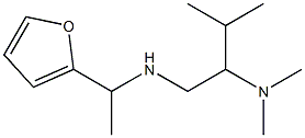 [2-(dimethylamino)-3-methylbutyl][1-(furan-2-yl)ethyl]amine,,结构式