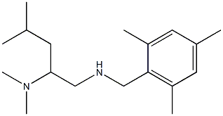 [2-(dimethylamino)-4-methylpentyl][(2,4,6-trimethylphenyl)methyl]amine Structure