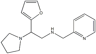 [2-(furan-2-yl)-2-(pyrrolidin-1-yl)ethyl](pyridin-2-ylmethyl)amine Structure