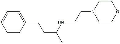 [2-(morpholin-4-yl)ethyl](4-phenylbutan-2-yl)amine 结构式