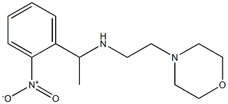 [2-(morpholin-4-yl)ethyl][1-(2-nitrophenyl)ethyl]amine Structure