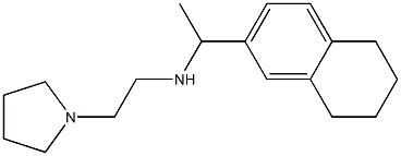 [2-(pyrrolidin-1-yl)ethyl][1-(5,6,7,8-tetrahydronaphthalen-2-yl)ethyl]amine|