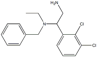 [2-amino-1-(2,3-dichlorophenyl)ethyl](benzyl)ethylamine Structure