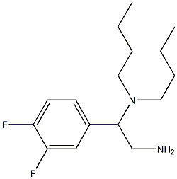 [2-amino-1-(3,4-difluorophenyl)ethyl]dibutylamine,,结构式