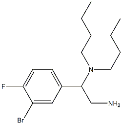 [2-amino-1-(3-bromo-4-fluorophenyl)ethyl]dibutylamine