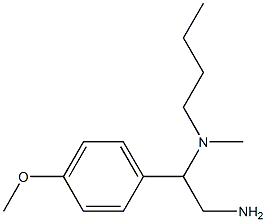 [2-amino-1-(4-methoxyphenyl)ethyl](butyl)methylamine,,结构式