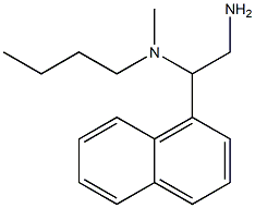[2-amino-1-(naphthalen-1-yl)ethyl](butyl)methylamine 结构式
