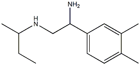 [2-amino-2-(3,4-dimethylphenyl)ethyl](methyl)propan-2-ylamine,,结构式