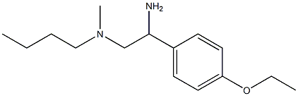 [2-amino-2-(4-ethoxyphenyl)ethyl](butyl)methylamine Struktur