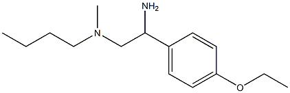 [2-amino-2-(4-ethoxyphenyl)ethyl](butyl)methylamine Structure