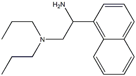 [2-amino-2-(naphthalen-1-yl)ethyl]dipropylamine 化学構造式