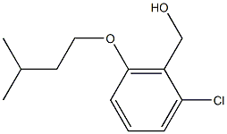 [2-chloro-6-(3-methylbutoxy)phenyl]methanol 结构式