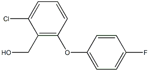 [2-chloro-6-(4-fluorophenoxy)phenyl]methanol