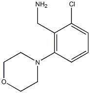 [2-chloro-6-(morpholin-4-yl)phenyl]methanamine|
