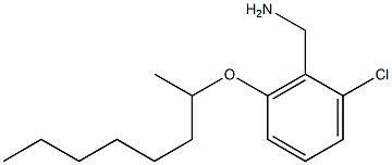 [2-chloro-6-(octan-2-yloxy)phenyl]methanamine