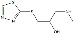 [2-hydroxy-3-(1,3,4-thiadiazol-2-ylsulfanyl)propyl](methyl)amine