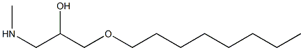 [2-hydroxy-3-(octyloxy)propyl](methyl)amine Structure