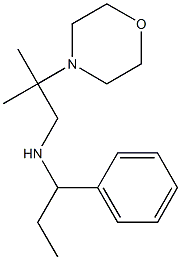 [2-methyl-2-(morpholin-4-yl)propyl](1-phenylpropyl)amine Struktur
