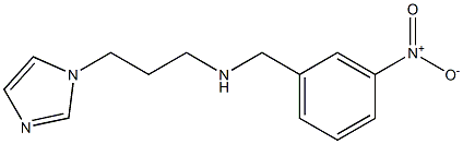 [3-(1H-imidazol-1-yl)propyl][(3-nitrophenyl)methyl]amine 结构式