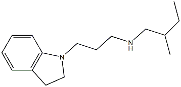 [3-(2,3-dihydro-1H-indol-1-yl)propyl](2-methylbutyl)amine Structure