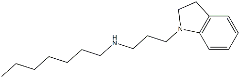 [3-(2,3-dihydro-1H-indol-1-yl)propyl](heptyl)amine|