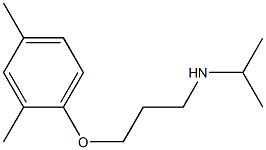 [3-(2,4-dimethylphenoxy)propyl](propan-2-yl)amine 化学構造式