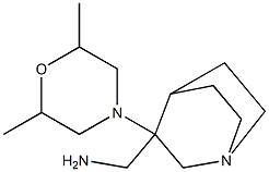 [3-(2,6-dimethylmorpholin-4-yl)-1-azabicyclo[2.2.2]octan-3-yl]methanamine