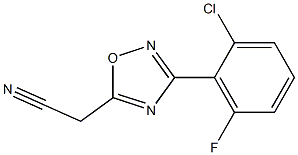 [3-(2-chloro-6-fluorophenyl)-1,2,4-oxadiazol-5-yl]acetonitrile