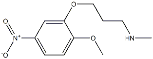 [3-(2-methoxy-5-nitrophenoxy)propyl](methyl)amine Structure