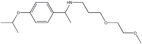 [3-(2-methoxyethoxy)propyl]({1-[4-(propan-2-yloxy)phenyl]ethyl})amine