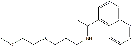  [3-(2-methoxyethoxy)propyl][1-(naphthalen-1-yl)ethyl]amine