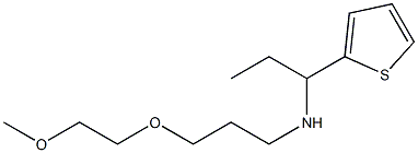 [3-(2-methoxyethoxy)propyl][1-(thiophen-2-yl)propyl]amine Structure