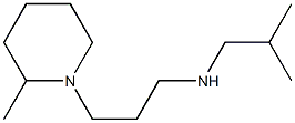 [3-(2-methylpiperidin-1-yl)propyl](2-methylpropyl)amine,,结构式