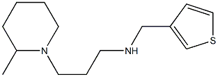  [3-(2-methylpiperidin-1-yl)propyl](thiophen-3-ylmethyl)amine