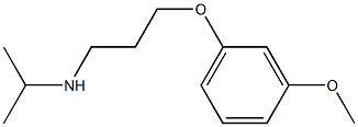[3-(3-methoxyphenoxy)propyl](propan-2-yl)amine Struktur