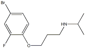 [3-(4-bromo-2-fluorophenoxy)propyl](propan-2-yl)amine Struktur