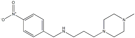 [3-(4-methylpiperazin-1-yl)propyl][(4-nitrophenyl)methyl]amine Structure